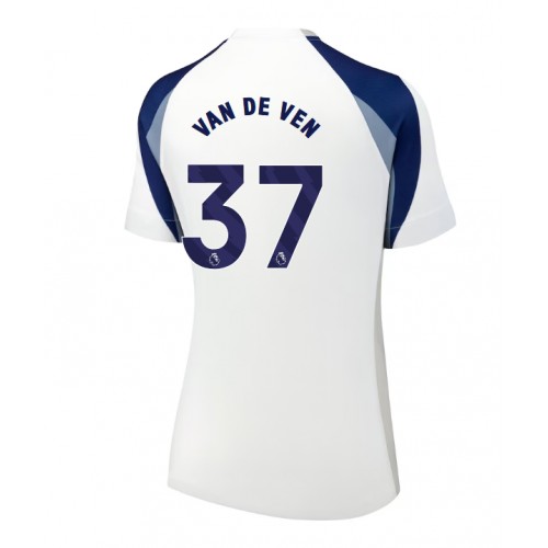 Tottenham Hotspur Micky van de Ven #37 Replik Heimtrikot Damen 2025-26 Kurzarm Tottenham Hotspur Micky van de Ven #37 Replik Heimtrikot Damen 2025-26 Kurzarm